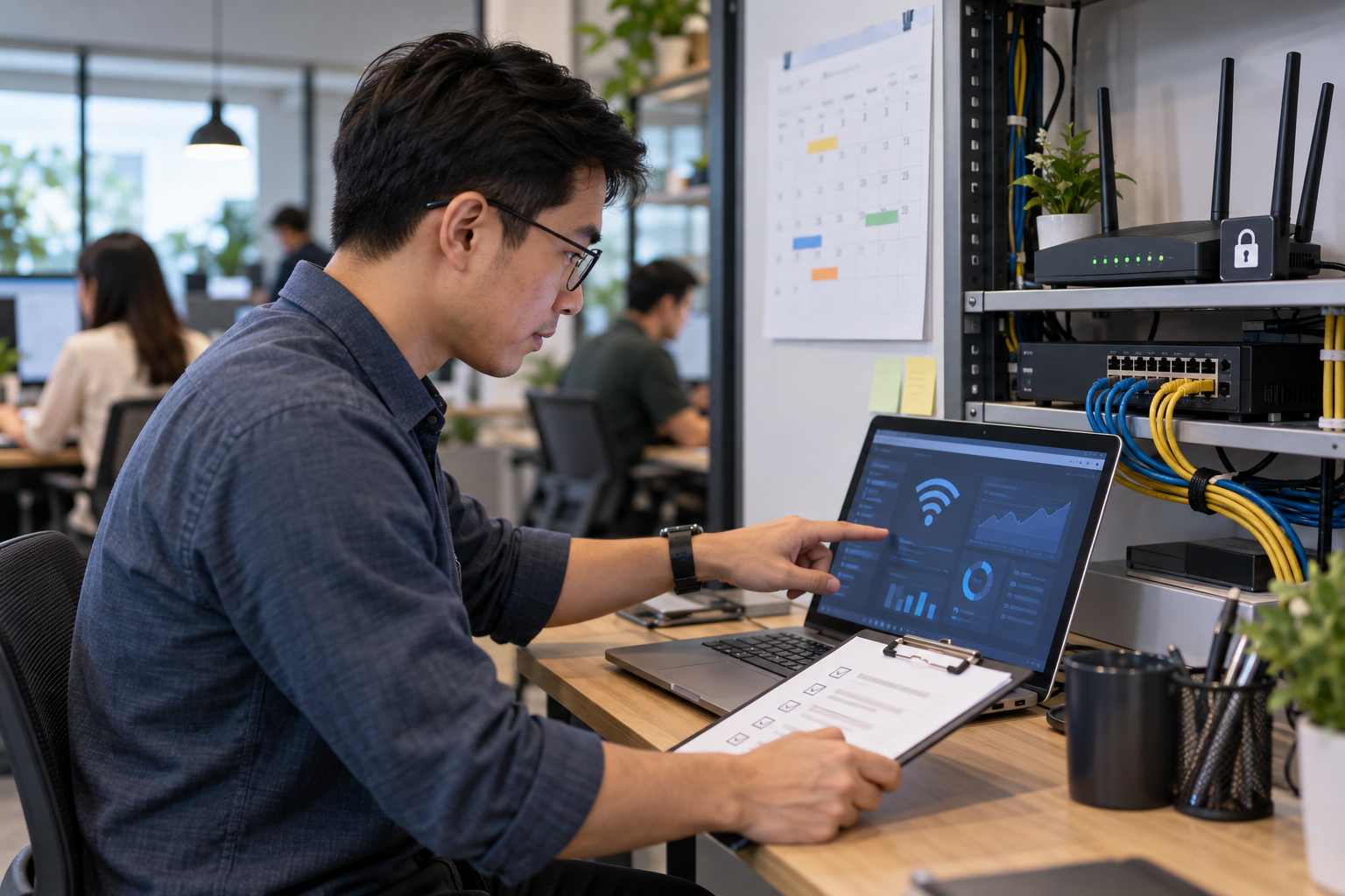 Cấu hình bảo mật WiFi cho doanh nghiệp nhỏ an toàn 2 Khi nào doanh nghiệp nhỏ nên cấu hình lại bảo mật WiFi? - Dịch vụ mạng - CÔNG TY CÔNG NGHỆ TIN HỌC PHI LIÊM