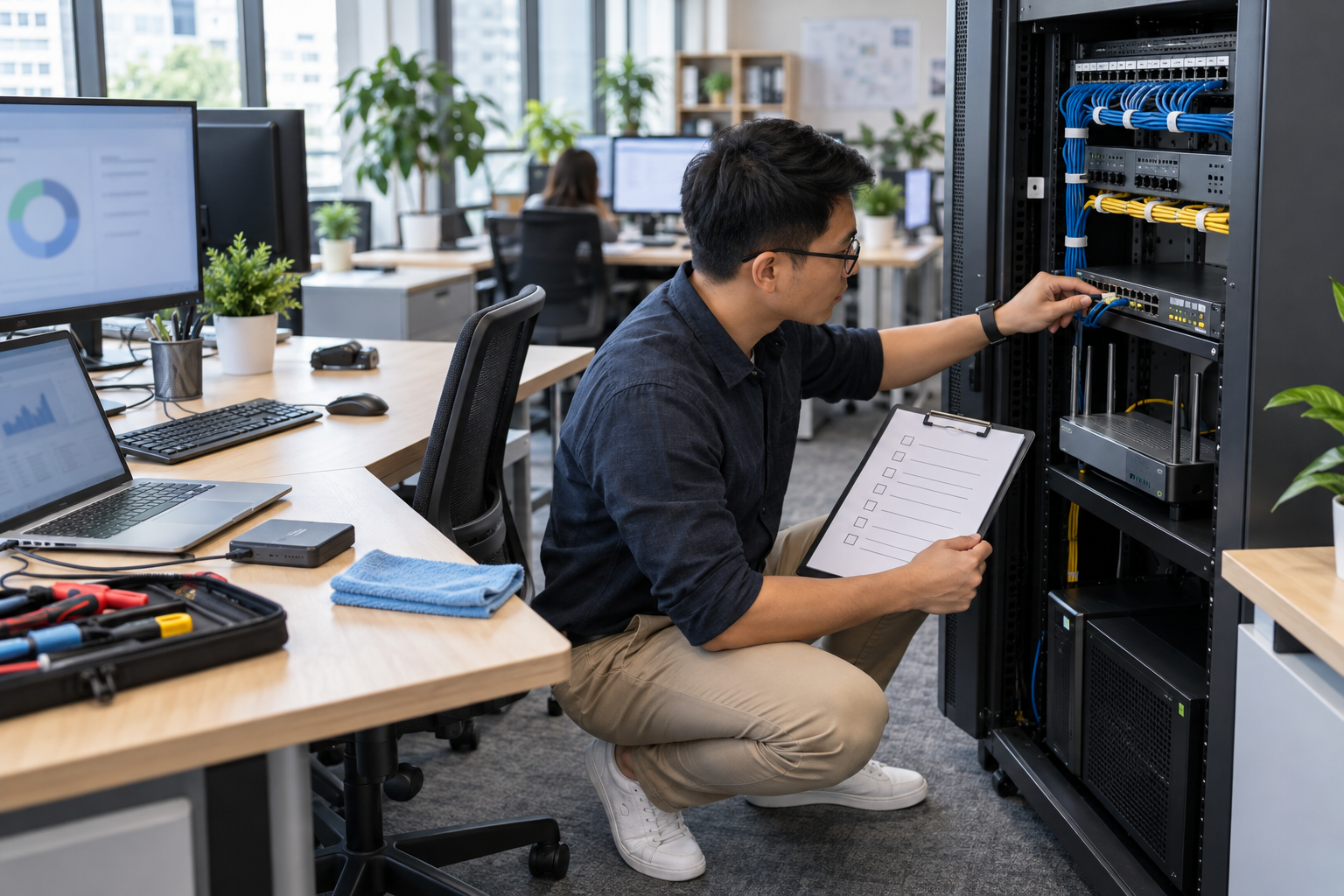 Checklist bảo trì IT hàng tháng cho doanh nghiệp 2 Vì sao doanh nghiệp nên có checklist bảo trì IT hàng tháng? - Bảo trì doanh nghiệp - CÔNG TY CÔNG NGHỆ TIN HỌC PHI LIÊM